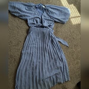 New ASOS Design Cut Out Front Belted Midi Dress 4